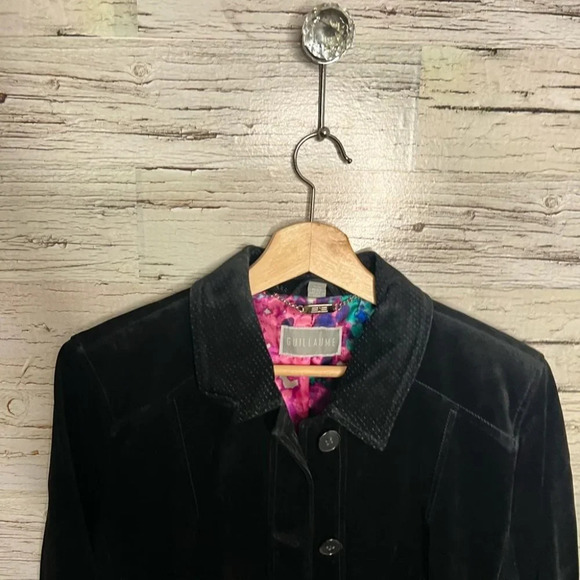 Guillaume black leather jacket NWT size medium - Picture 4 of 10